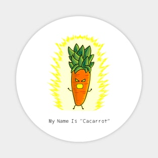 funny carrot cosplay dragon ball z kakarot Magnet